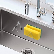 JJ* Magnetic Sponge Holder for Kitchen Sink Stainless Steel Drain Rack Dish Drainer
