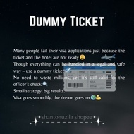 dummy ticket for visa