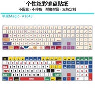 Button Sticker iMac Apple G6 A1843 A1644 Second Generation magic magic Control Keyboard Sticker A244