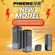 PINENG PN-879 Type C Input Output With LED Digital Display Powerbank (27000mAh/100W) PN-879PD