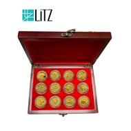 LITZ Zodiac Set 999.9 Pure Gold Coin (1.20g) AP0017B