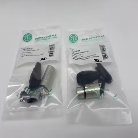 20PCS/lot FOR connector 10PCS NC3MXX & 10PCS NC3FXX Male et femelle Un ensemble 3 Broches XLR Connec