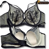 44C Besi Bra Span Cotton Nipis Wired Lace Bra Lembut