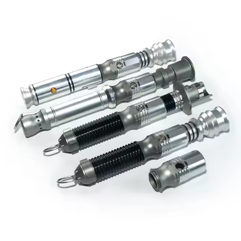 SAGE Obiwan Apprentice Lightsabers accessories Metal handle Heavy Duel button parts to build custom 