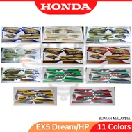 HONDA EX5 Dream High Power HP Body Cover Set Coverset Stripe Strike Sticker EX5 110 Black Blue Grey 