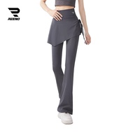 REENO Women Skirted Flare Leggings Yoga Pants M-XL
