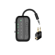 【2024改良型】Bluetooth トランスミッター レシーバー Bluetooth送信機 受信機 一台二役 AAC aptx-LL対応 Type-C充電 低延遅 Bluetooth 5.3 ブルー