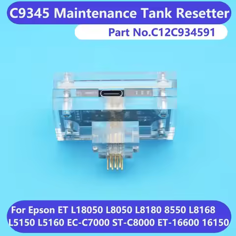 ET5850 8550 Waste Tank Chip C9345 Maintenance Tank Chip Resetter For Epson L18050 L8050 WF7830 7840 
