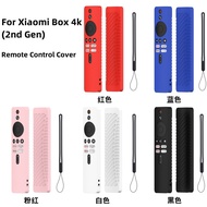 1 Pc Silicone Remote Control Cover for Xiaomi 4K TV MiBoX 2nd Gen Fashion Solid Color Protective Cas