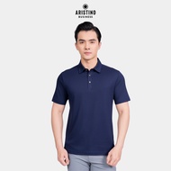 Áo Polo Nam Aristino Business form Fiero suông rộng màu xanh tím than nam tính mạnh mẽ - 1PS002AS1