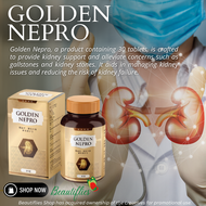 Beautiflies Golden Nepro 30Tablets per Box for Kidney Suppor to Help Kidney Failure for Gallstone Ga