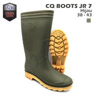 HIJAU Katzz - CQ Boot Original Green UK 38 - 43 Men's and Women's Waterproof Durable PVC Boots - Leg