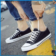【DING DANG】READY STOCK Korean Style Fashion shoes Men Women Canvas Low top casual student shoes Outd