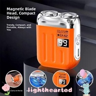 LIGHTHEARTED Electric Shaver, Waterproof Magnetic Beard Trimmer, Smart Mini Rechargeable Facial Bear