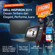 Laptop Bisnis dan Design Dell Inspiron 3511 - Core i5 - 1135G7, RAM 16GB, SSD 512GB, 15.6" FHD, OHS 