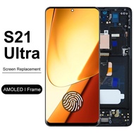 Super AMOLED S21 Ultra Screen for Samsung Galaxy S21 Ultra 5G G998 G998B G998B/DS LCD Display Touch 