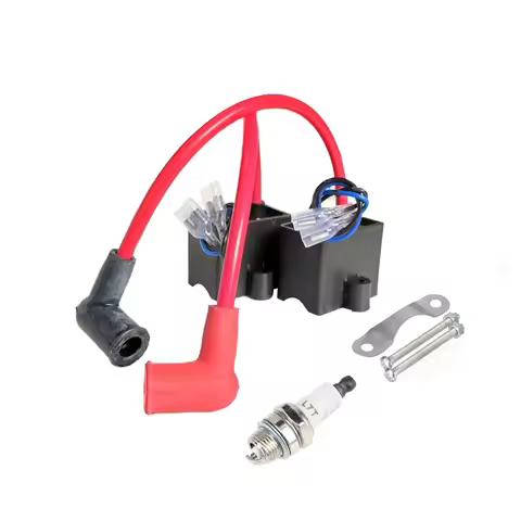 CDI Ignition Coil Spark Plug For 49cc 50cc 60cc 66cc 70cc 80cc 2-Stroke Engines Motor Motorized Bicy