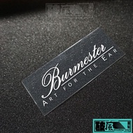 Burmester Sound of Berlin Car Audio Sticker Rear Window Triangle Waterproof