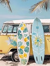 HMDIIMGE Diamond Painting for Adults 5D Bus and Surfboards Full Drill Diamond Art Kit DIY Surf Gem P