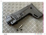 【侵掠者】5KU ACR 風格 戰術槍托-VFC MP5 A5 GBB 專用