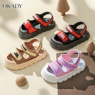 O'KADY รองเท้าแตะเด็กลายการ์ตูนกันลื่นสำหรับใช้ในบ้านห้องน้ำรองเท้าแตะเด็กผู้หญิงเด็กผู้ชายเด็ก