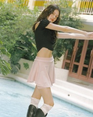 Unicornxfactory กระโปรงกางเกงแต่งชายลูกไม้  รุ่น  Ballerina skort