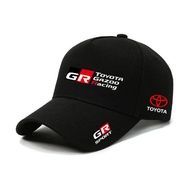 Toyota GR racing cap TOYOTA printed outdoor baseball cap men's sports car peaked cap adjustable cap 