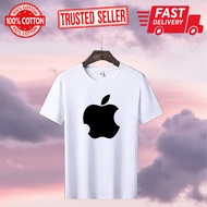 [ Ready Stock in Malaysia ] Apple Logo Style Baju Tshirt Lelaki Men Tshirt Baju Viral Lelaki Baju Lelaki Baju Perempuan Unisex T shirt