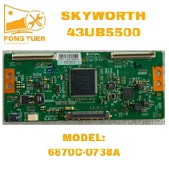 43UB5500 (Version-2) SKYWORTH Tv Tcon Board 43UB5500 (Version-2)