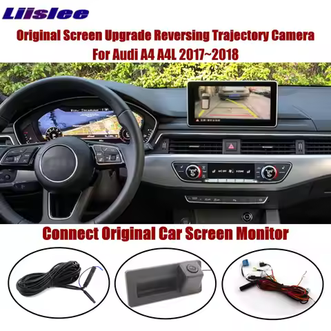 For Audi A4 (B9/8W) 2016-2023 Car Rearview Reverse Camera Original Display Parking Back Intelligent