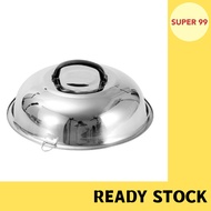 Stainless Steel Wok Lid Cover (LG) (30cm-40cm) / Penutup Kuali / Pan Cover / Kuali Cover
