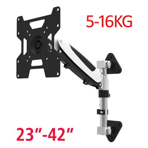 DL-FE111WA Gas Spring 23"-42" heavy LED LCD TV Wall Mount Full Motion Monitor Holder Arm Load 5-16kg