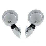 กระจกชุบเงินทรงจรวด 4"  ดัทสัน นิสสัน ซันนี  ปี 2506 - 2526   Datsun Nissan Fairlady S30 Sunny B10 B