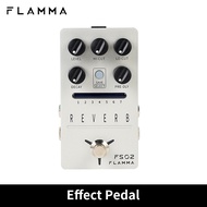 FLAMMA FS02 Reverb Pedal Reverb Stereo Electric Guitar Effects Pedal with Spring Reverb True Bypass 