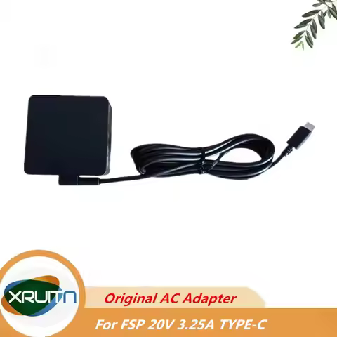 Genuine 20V 3.25A 65W AC Adapter FSP FSP065-A1BR3 Laptop Charger for Intel NUC M15 USB-C Power Suppl