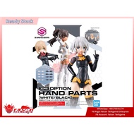Bandai 30MS Option Hand Parts (White / Black)