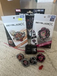 Beyblade X 爆旋陀螺 UX-02 CX-13 蜘蛛俠 毒液 P軸 H軸 龍王閃擊