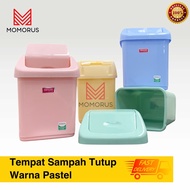 Yoshikawa Mini Dustbin Trash Can Dustbin With SWING Lid PI-1012 Mini Trash Can Lid Dustbin Rubbish B