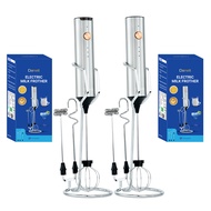 เครื่องตีฟองนม เครื่องปั่นนมไฟฟ้า พร้อม 3 หัว ปรับได้ 3 ระดับ พร้อมขาตั้ง ใช้งานง่าย สแตนเลส แข็งแรง