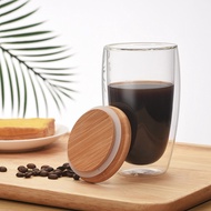 Heat-resistant Double Walls Glass Coffee Cup Water  Espresso Cup