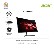 ACER Gaming Monitor NITRO 32" ED320QR S3 VA 165HZ FHD CURVED GAMING MONITOR