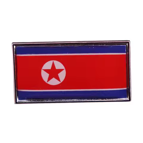 Flag Of North Korea Badge Clothes Accessoriesfor Clothes Backpack Cap