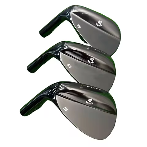 Left Hand Golf Wedge 51 55 59 degree Forged Golf Club Wedge Set With Steel Shaft and Grip