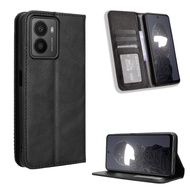 Vintage Casing HMD Fusion 5G Flip Cover Magnetic Business Wallet Case PU Leather Cases Card Holder S