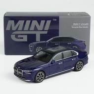 [Car Model] MINIGT 1: 64 BMW i7 BMW xDrive60 Tanzanite 1111 Alloy Car Model