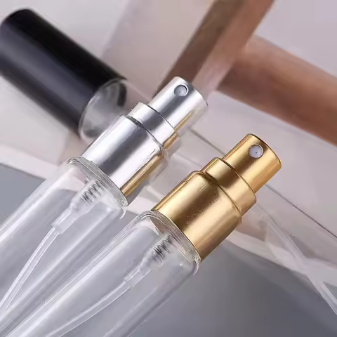 Bottle 10ml Perfume 50pcs 100pcs 5ml 10ml 15ml Portable Empty Cosmetic Case Travel Perfume Spray Bot
