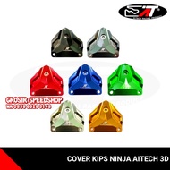 HITAM MESIN Cover Earmuffs Super Kips Aitech ORIGINAL New model 3D Premium Kawasaki Ninja 2 Stroke R