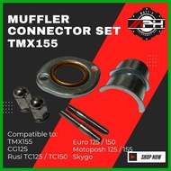 ▼ ∏ Muffler Connector (Set) TMX155 / CG125 / Rusi TC / Euro / Motoposh / Skygo