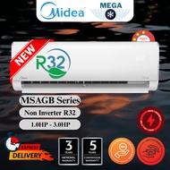 Midea Aircond Xtreme Cool R32 Non-Inverter Ionizer- (MSAGB) Model