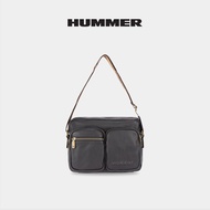 Hummer Men's Leather Messenger Bag